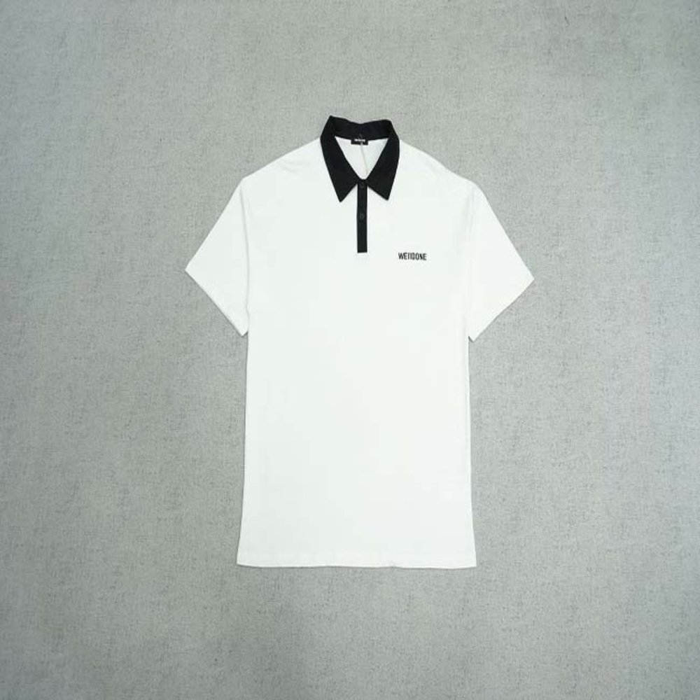 Welldone Solid Classic White Polo - image 1